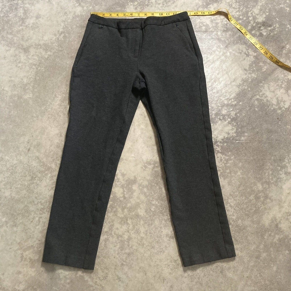 saks‎ fifth avenue Crop Ankle Pants Charcoal Gray Womens Size 10